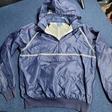 Champion Windbreaker Pants Set Navy Blue Mesh Lined Athleisure Medium VTG 90s