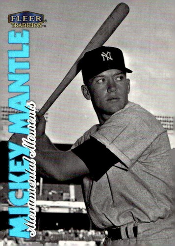 Mickey Mantle #10 — 1998 Fleer Mantle Monumental Moments baseball card