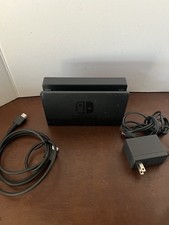Genuine Original Nintendo Switch TV Charging Dock With Charging Adapter And hDMi