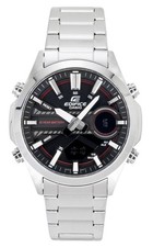 Casio Edifice Black Dial Stainless Steel Quartz Sports Men's Watch EFV-C120D-1A4