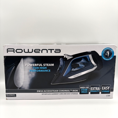 #ad Rowenta Accesssteam Cordreel Steam Iron DW2460 Stainless Soleplate $49.99