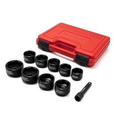 10 Pieces 3/8" Drive Low Profile Oil Filter Socket Set - Oil Filter Cap