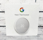 Google Nest Thermostat Programmable Smart WiFi GA01334-CA - Snow - NEW