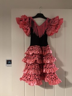 Girls Spanish Style Flamenco Fancy Dress Costume Age 3 4 Years