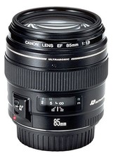 Canon EF 85mm f/1.8 USM Medium Telephoto Lens for Canon SLR Cameras Fixed