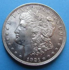 1921 Morgan Silver Dollar