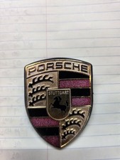 Porsche 911 Boxster Cayenne Hood Emblem Crest Badge Oem 99655921100