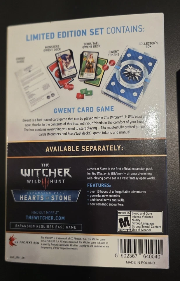 The Witcher 3 - Wild Hunt - Collectors Edition Gwent Card Decks - Image 2 of 4