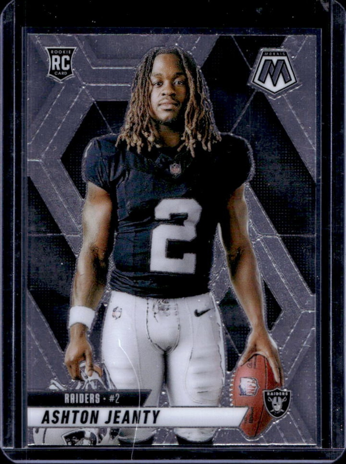 2025 Mosaic Ashton Jeanty Rookie Variation RC #287 Raiders