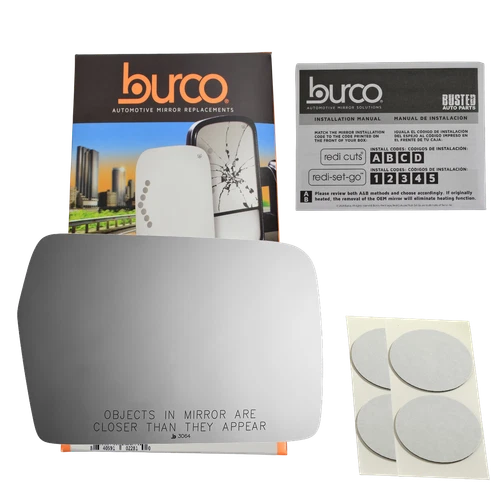 Fits 84-89 Toyota Van Passenger Convex Mirror Glass Lens Only No Rear Mount