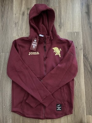 Joma Torino FC Burgundy Full Zip Hooded Jacket Soccer Size Men S, NWT