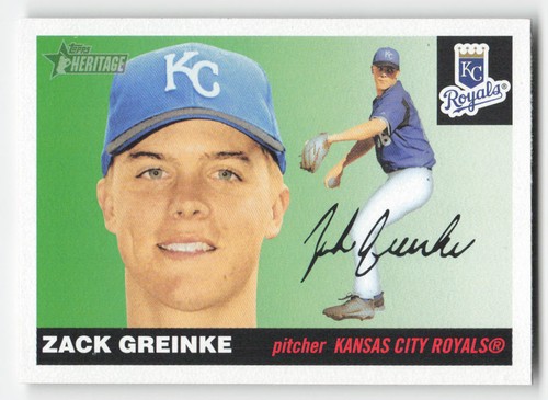 Zack Greinke #398 2004 Topps Heritage card