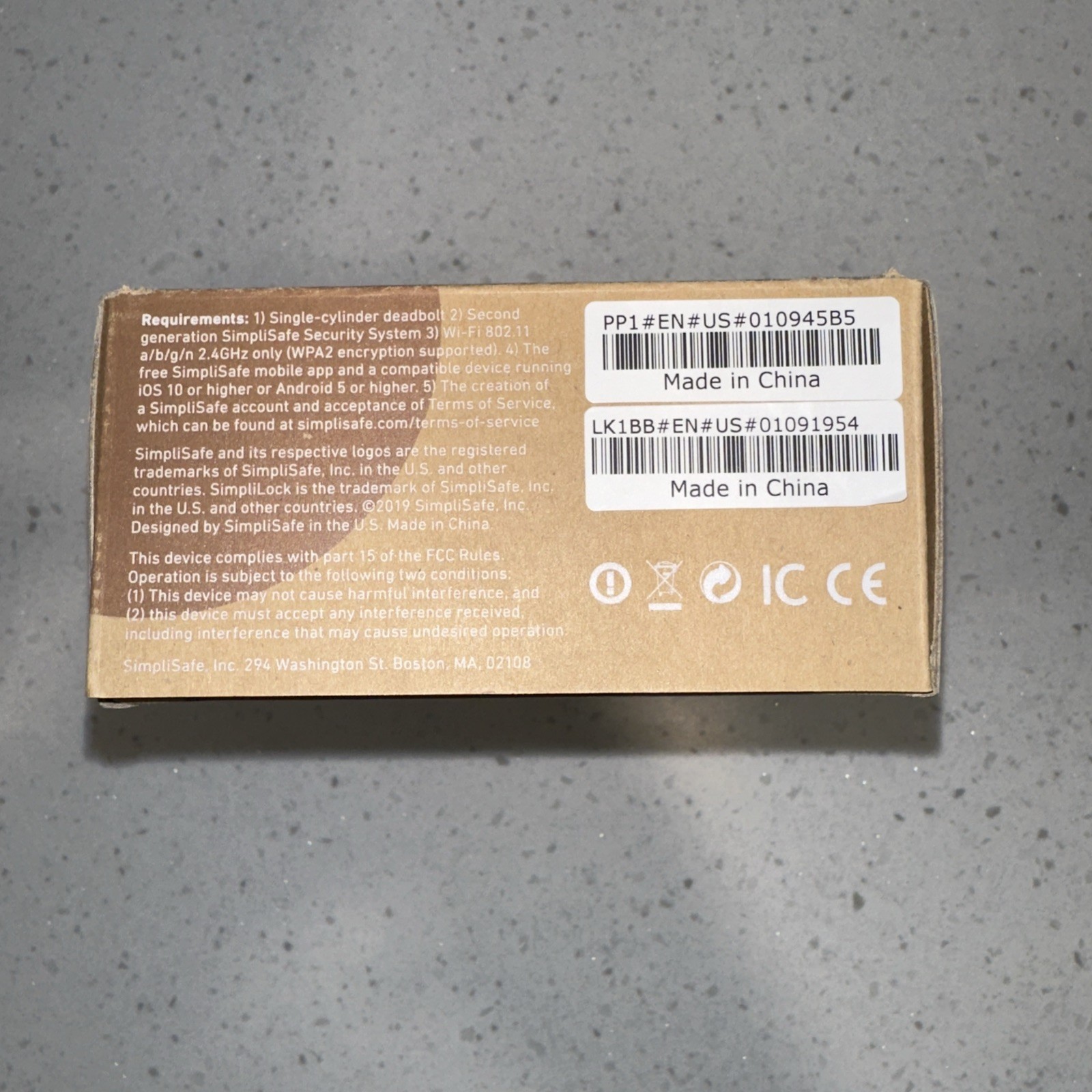 SimpliSafe SS3-LK-BB Smart Lock + PIN Pad - Black