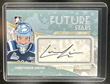 2010-11 In The Game Between The Pipes Christopher Gibson Future Stars Auto