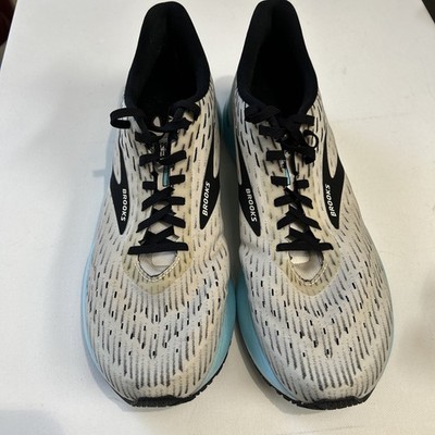 Brooks Hyperion Tempo  Size 12 white/black/aqua Running Shoes