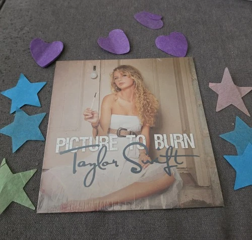 TAYLOR SWIFT Picture To Burn 7" Vinyl Record Sealed Colored Numbered #517/4000