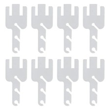 8 St&uuml;ck Garn Strickmaschine Spanner klar Acryls&auml;ure Spannst&auml;be