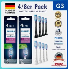 4/8 St&uuml;ck Philips Sonicare G3 HX9044/33 Premium Gum Care Aufsteckb&uuml;rsten Neu DE