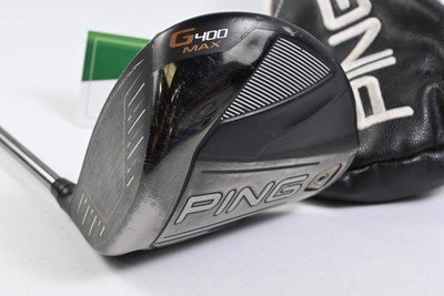 Linkshand Ping G400 Max Driver / 10,5 Grad / Stiff Flex Ping Tour 2.0 Chrome