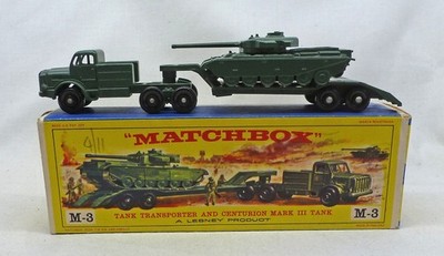 SOFORTKAUF! Lesney Matchbox Major Pack M-3 Tank Transporter & Centurion Tank E Box