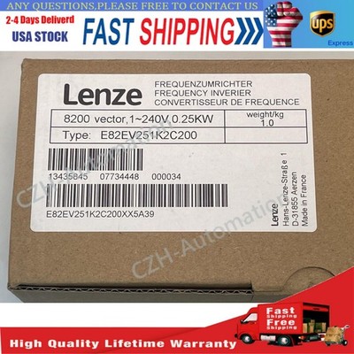 Lenze E82EV251_2C200 Frequency Inverter 8200 Vector E82EV251K2C200 US Seller NEW