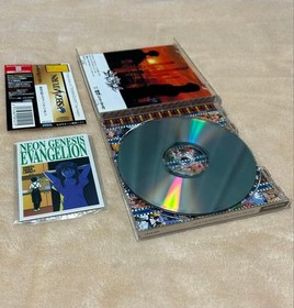 Sega Saturn Software & CD Neon Genesis Evangelion [With Card and Obi] 3 Sets!!