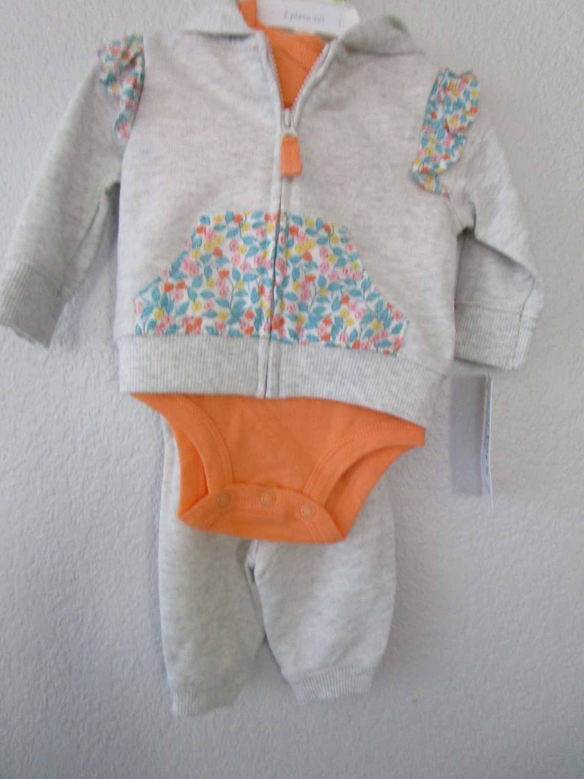 Carters Conjunto Bebé Niña 3 Piezas. set, talla NB
