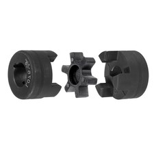 7/8" to 1"L075 Flexible 3-Piece L-Jaw Coupling Coupler Sets