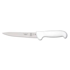 MERCER CUTLERY M18160 Fillet Knife,7 in Blade,White Handle 12E728