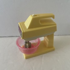 Vintage 1980s Barbie Wind Up Kitchen Mixer Tested WORKS Hand Mixer Appliance