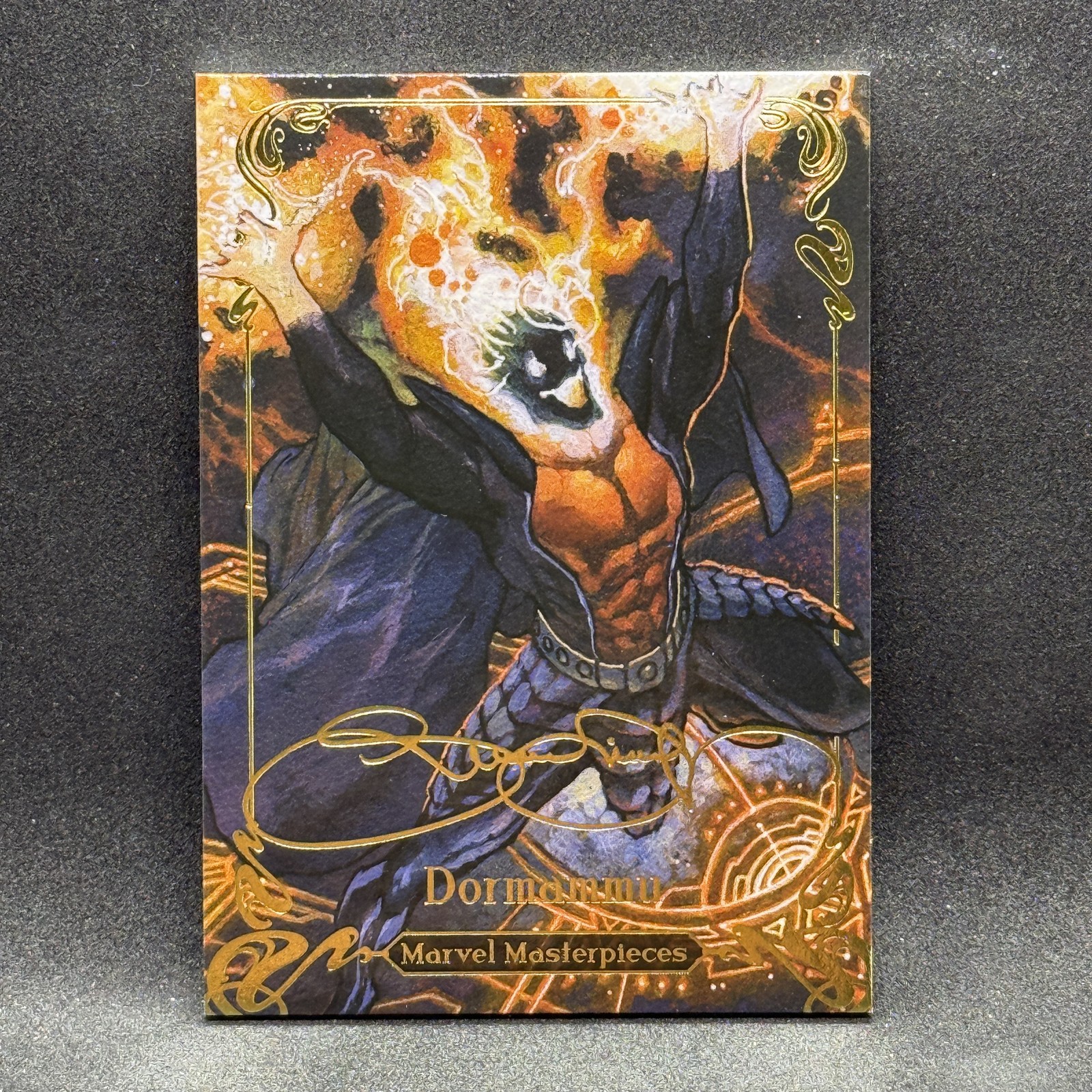Dormammu GOLD FOIL SIGNATURE SERIES 2018 Upper Deck Marvel Masterpieces #32