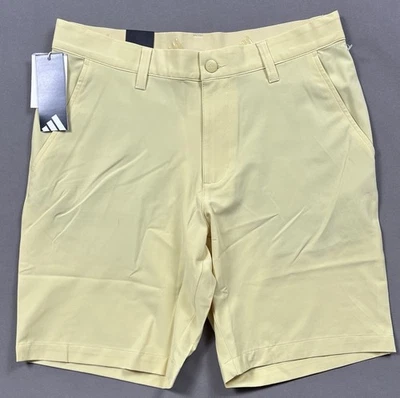 NWT Adidas Ultimate365 Golf Shorts 8.5" Stretch Yellow/Green Men 30-32-34-36-42 - Image 1 of 4