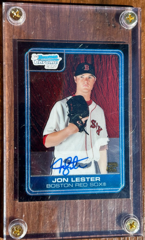 2006 Bowman Chrome Prospects #BC239 Jon Lester AUTO RC NM
