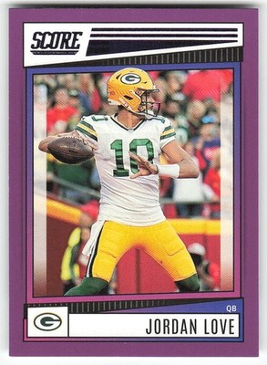 2022 Score #98 Jordan Love FOOTBALL Green Bay Packers