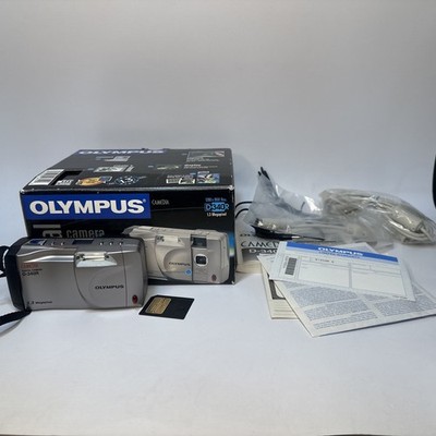 Olympus Camedia D-340R Camera With Cables,Ins Book & more 1.3 Megapixel. Works!!