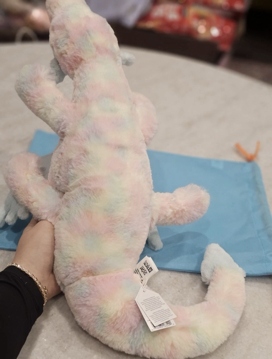 Jellycat AUTHENTIC Lazulia Dragon Large Plush w/Dust Bag BRAND NEW