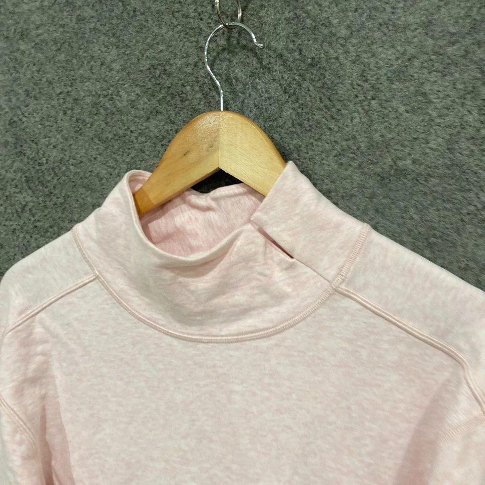 Lululemon Womens Jumper Size 6 AUS 10 Pink High Neck Long Sleeve 22812 - Image 3 of 4