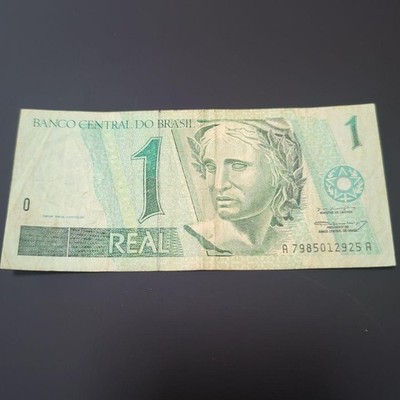 Brazil 1 Real Banknote Hummingbird Design Collectible Vintage Note