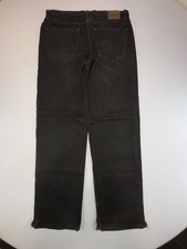 Lee Relaxed Fit Jeans W34 L32 Black Wash Straight Leg Denim