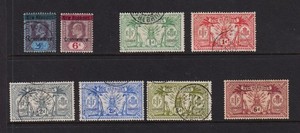 British New Hebrides - 8 Early mint stamps - cat. $ 38.00
