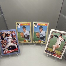 Topps 1986 Roger Clemens Boston Red Sox All-Star Lot of 4 Cards