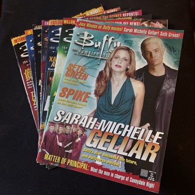 Buffy The Vampire Slayer Magazine Lot Of 7 Sarah Michelle Gellar James Marsters
