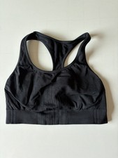 Champion Women's Racerback Sports Bra XL Black Medium Support Stretch