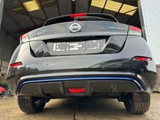 NISSAN LEAF ZE1 TEKNA BUMPER REAR COMPLETE BLACK 2017-2024