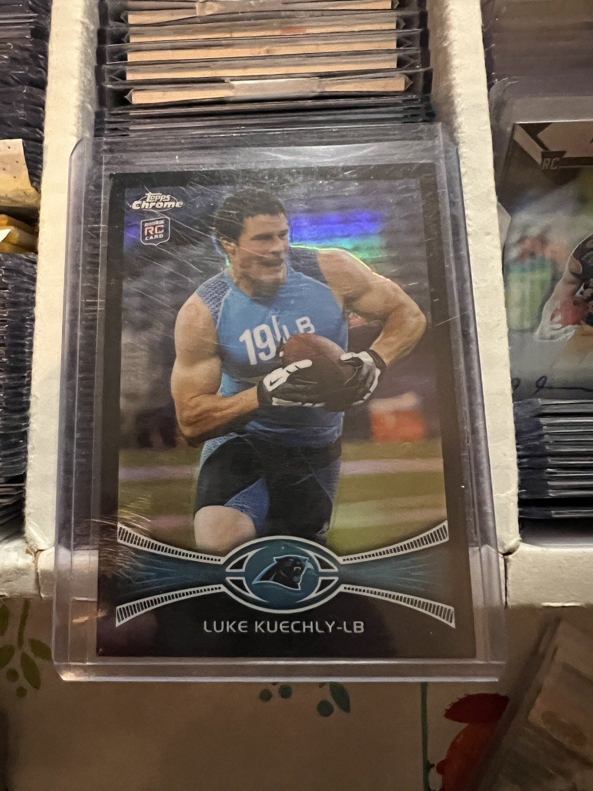 2012 Topps Chrome - Luke Kuechly #45 Black Refractor /299 (RC)