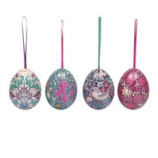 Arts & Crafts William Morris - Mini Tin Hanging Easter Eggs 4 different designs