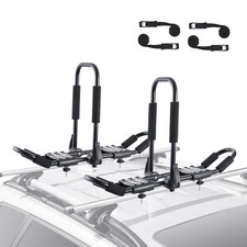 Kayak Roof Rack 1 Pair J-Bar, Soft Roof Rack, Top Mount Tie Down, Carrier for k