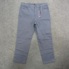 Gloria Vanderbilt Amanda Jeans Womens 16 Short Gray Heritage Fit Tapered Leg