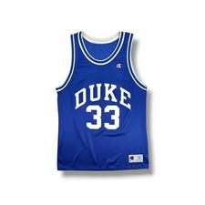 Vintage Champion Duke Blue Devils 33 Grant Hill Jersey Mens 44 Large NEW