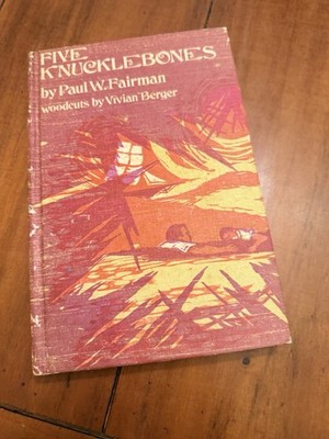 Five Knucklebones Paul W Fairman 1972 First Edition Weekly Reader Woodcuts Ill.
